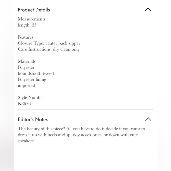 Kate Spade Houndstooth Tweed Dress - Picture 6 of 6